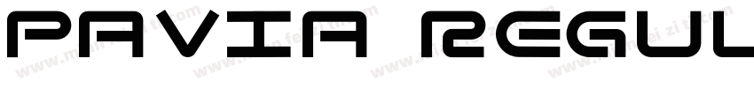 Pavia Regular字体转换